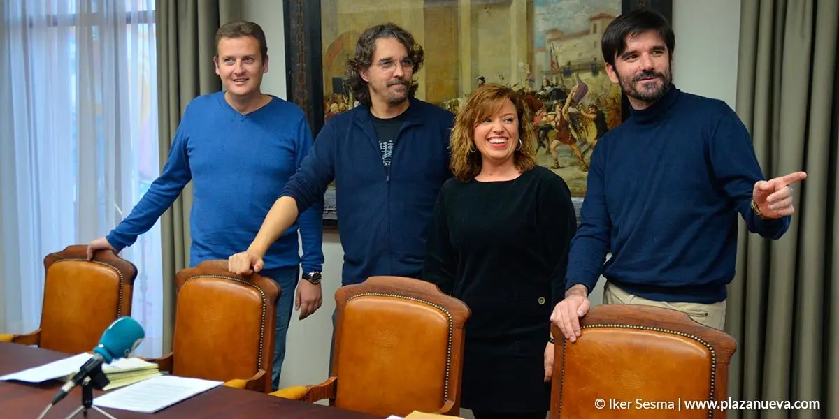Jose Antonio Fraile, Daniel L&oacute;pez, Silvia Cepas y Eneko Larrarte