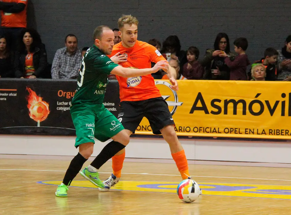 Pedro Garc&iacute;a, jugador del Aspil Vidal Ribera Navarra FS