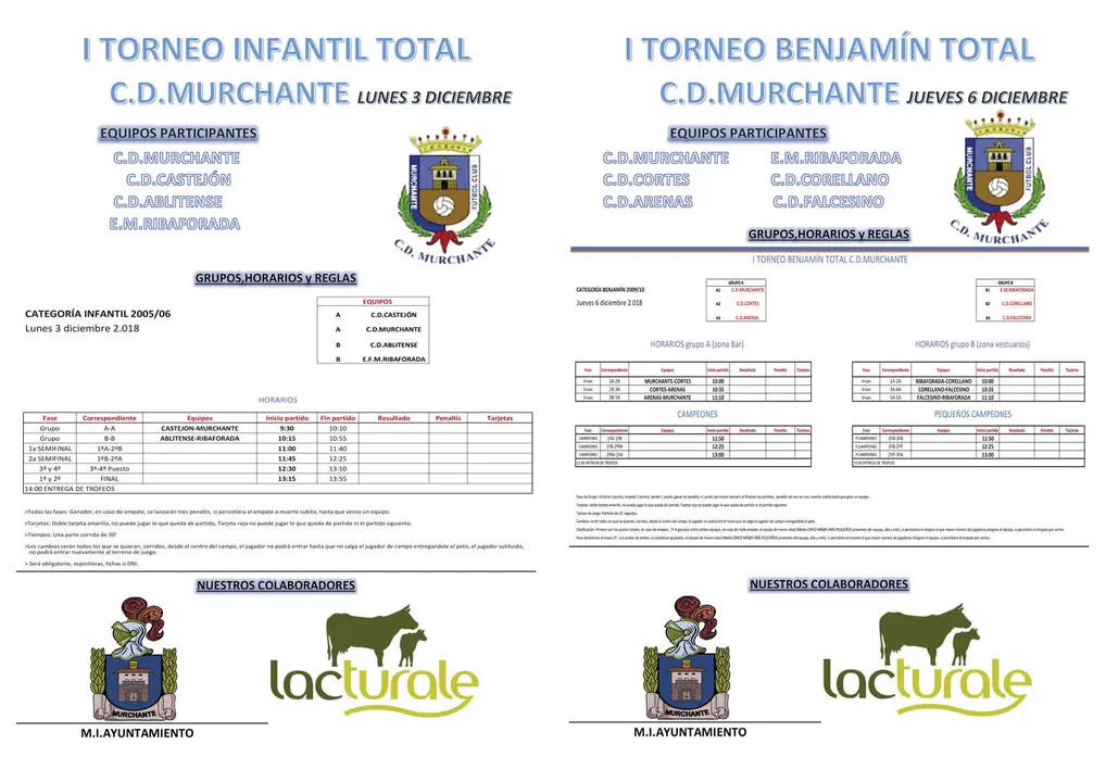 I Torneo infantil y benjam&iacute;n total CD Murchante