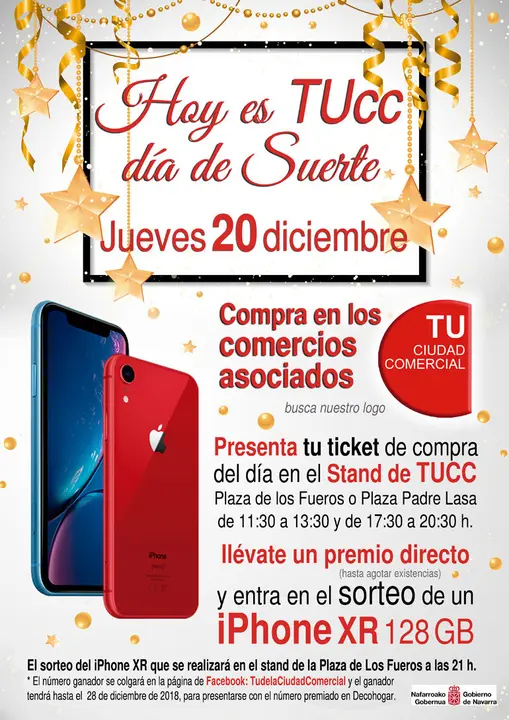Hoy es TUCC d&iacute;a de suerte en Tudela