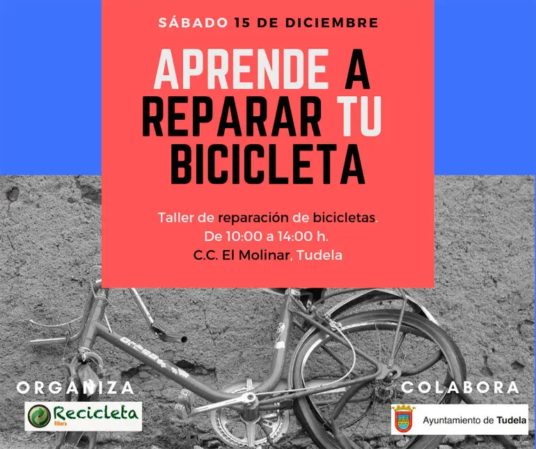 Taller b&aacute;sico de reparaci&oacute;n de bicicletas en Tudela