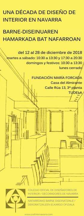 Exposición en Tudela 'Una década de diseño de interior en Navarra'