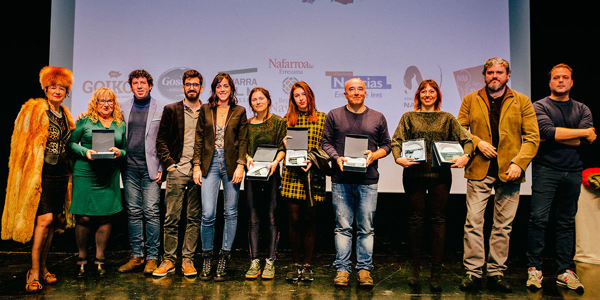 Entrega de premios del VI Certamen de cortometrajes 'Navarra, tierra de cine'