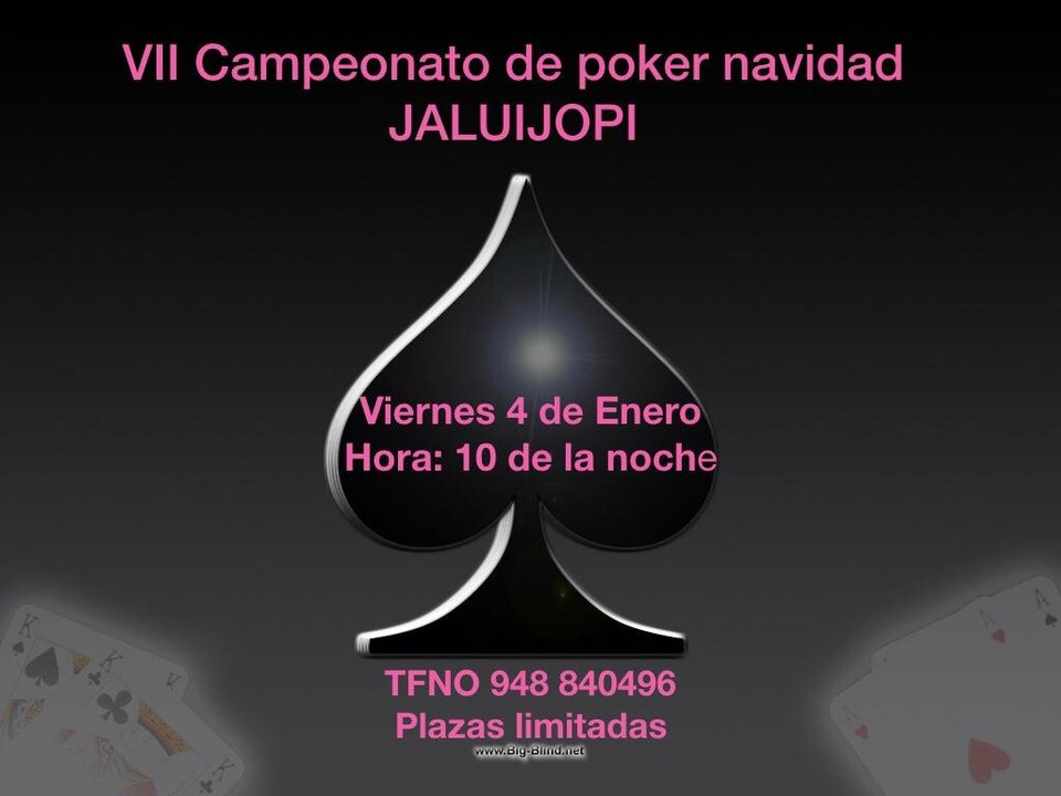 VII Campeonato de póker de Navidad en Fustiñana 'Jalui Jopi'