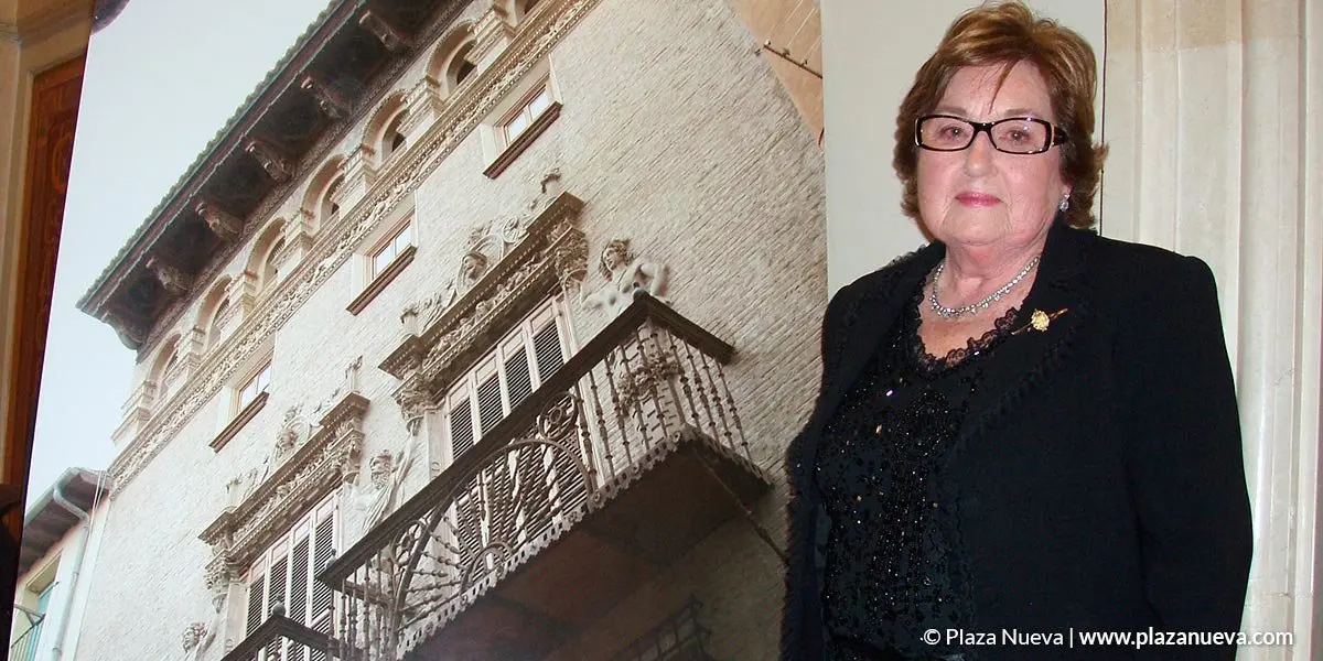 Mar&iacute;a Forcada en la inauguraci&oacute;n de la fundaci&oacute;n
