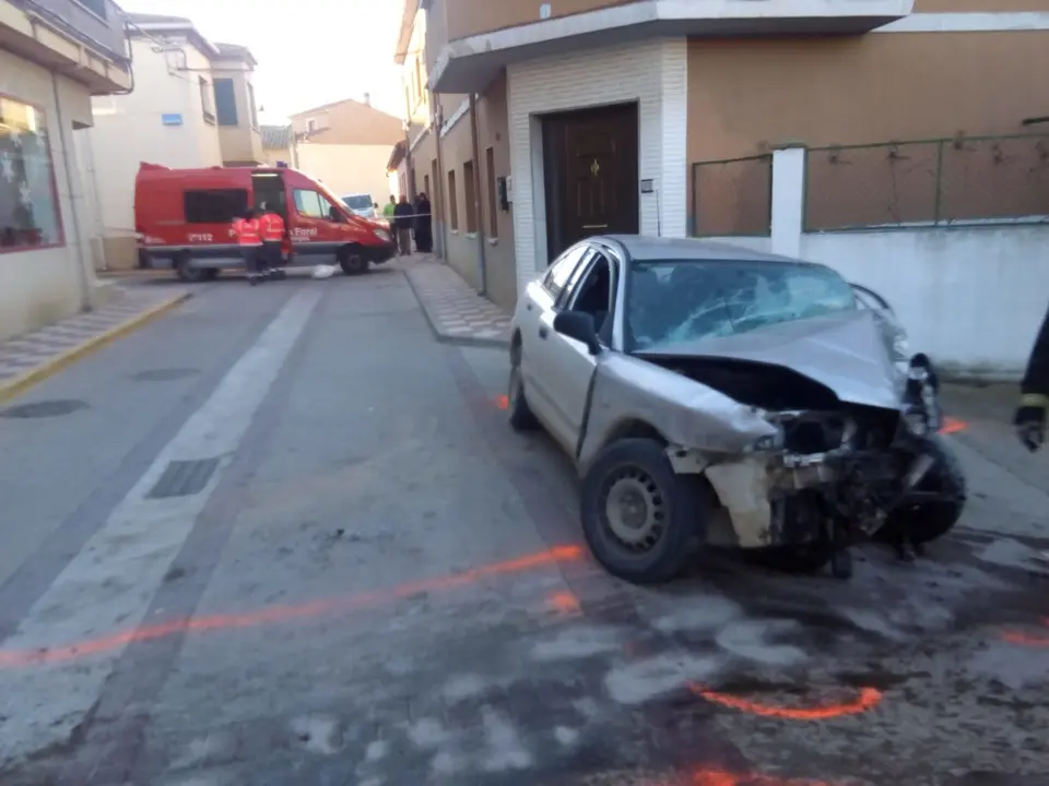 As&iacute; ha quedado el veh&iacute;culo tras el impacto