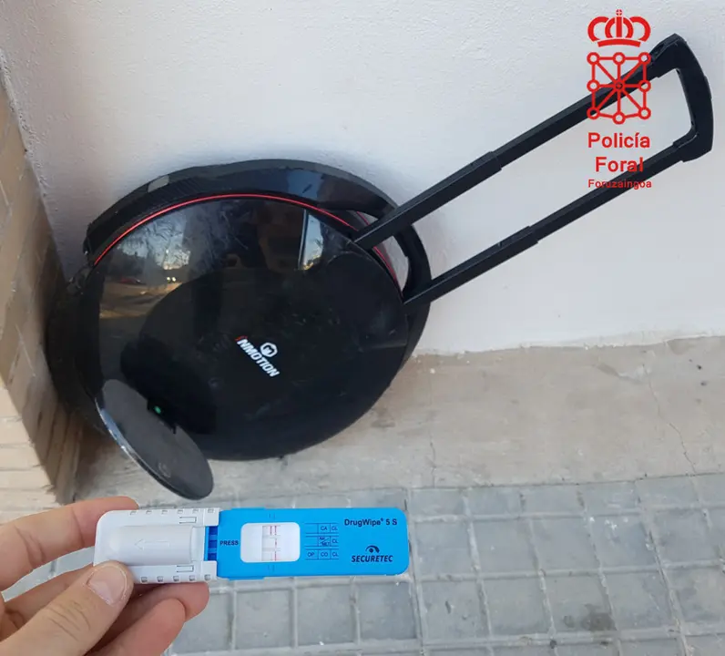 Patinete y test de drogas