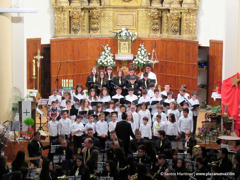 Concierto de Navidad en Murchante, Banda y coro de la escuela de M&uacute;sica