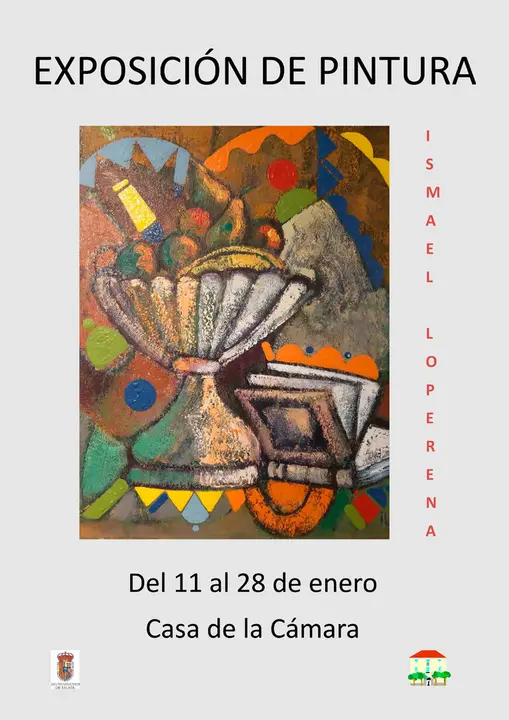 Exposici&oacute;n de pintura en Tauste 'Variaciones' de Ismael Loperena
