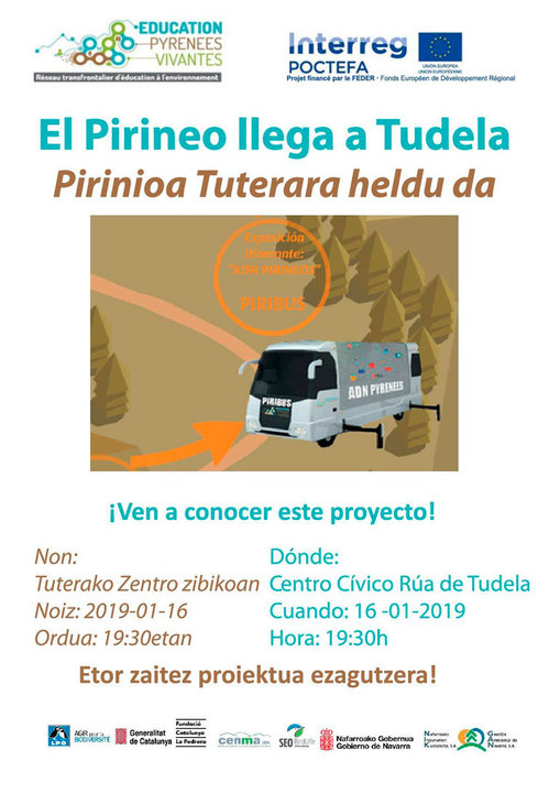 Presentación en Tudela de la exposición y del proyecto 'El Pirineo llega a Tudela'