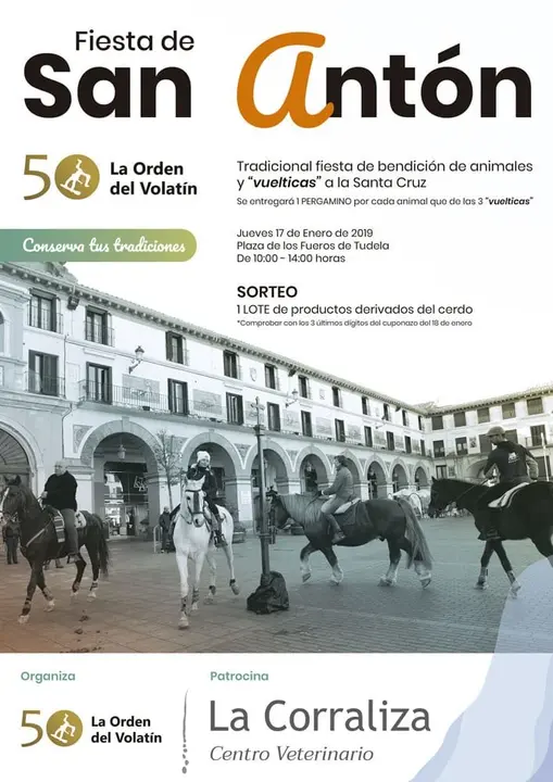 Fiestas de San Ant&oacute;n 2019 en Tudela