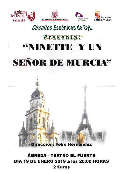 Teatro en Ágreda 'Ninette y un señor de Murcia'
