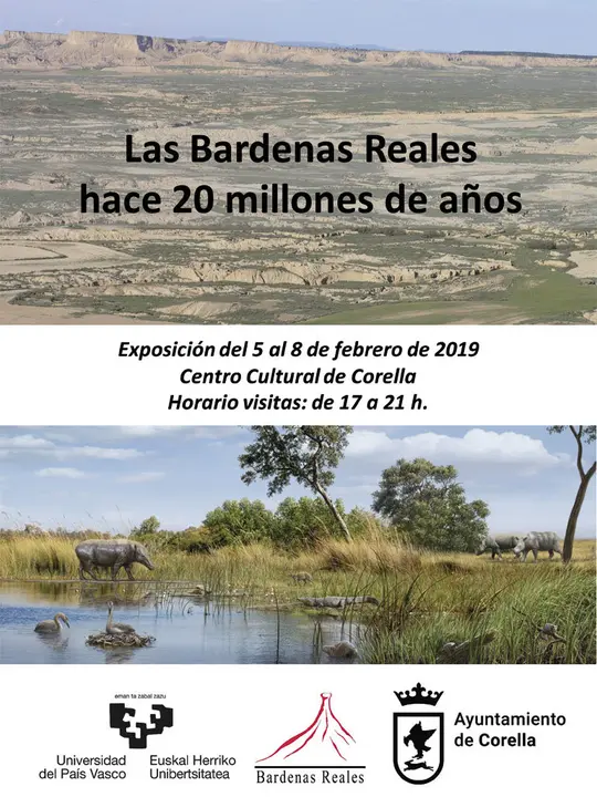 Exposici&oacute;n en Corella 'Las Bardenas Reales hace 20 millones de a&ntilde;os'