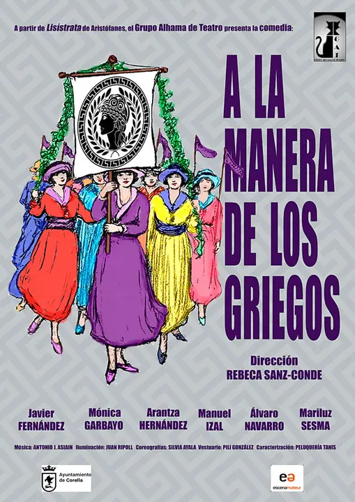 Teatro en Murchante 'A la manera de los griegos' a cargo del Grupo Alhama de Teatro de Corella