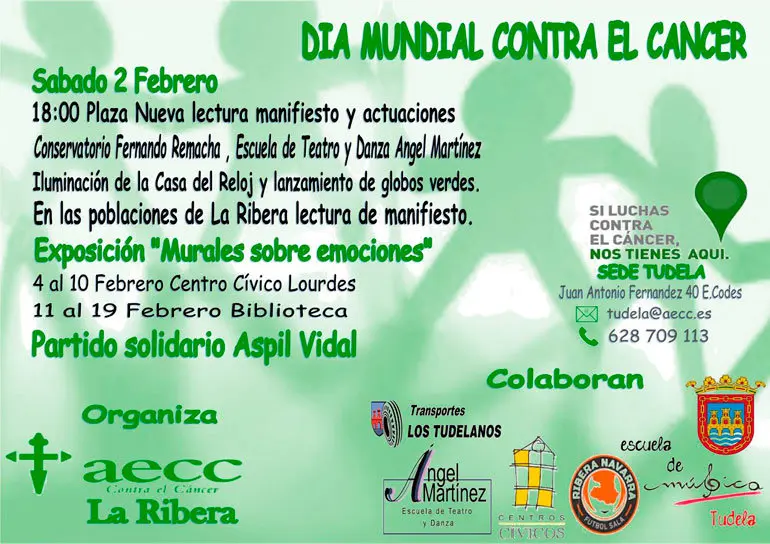D&iacute;a Mundial Contra el C&aacute;ncer 2019 en Tudela