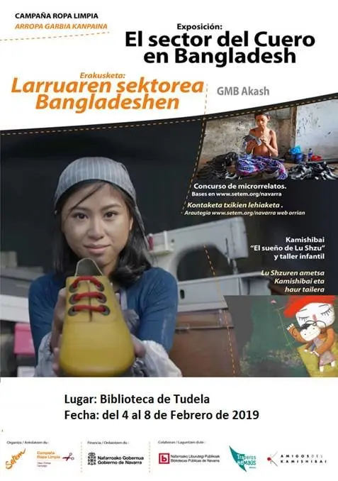 Exposici&oacute;n en Tudela 'El sector del Cuero en Bangladesh'