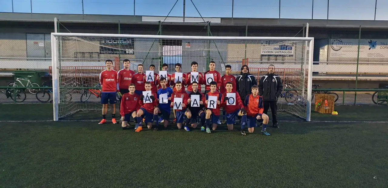 Corellano cadete anima a &Aacute;lvaro Mateo