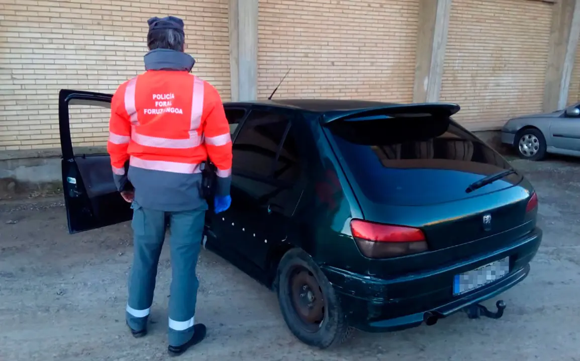 Veh&iacute;culo interceptado