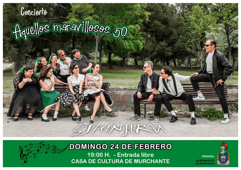 Concierto en Murchante de Shinjiru 'Aquellos maravillosos 50'