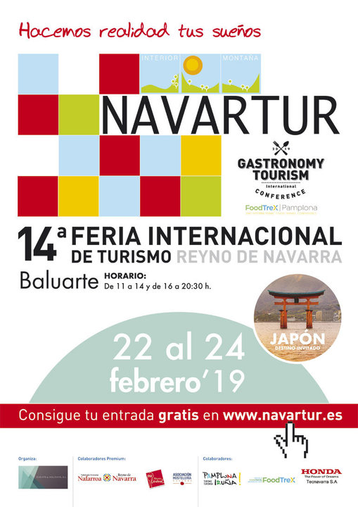 14ª Edición de Navartur en Pamplona, Feria Internacional de Turismo Reyno de Navarra