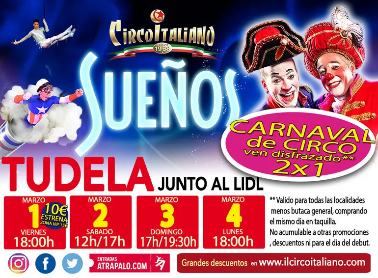 Il Circo Italiano en Tudela Sue&ntilde;os