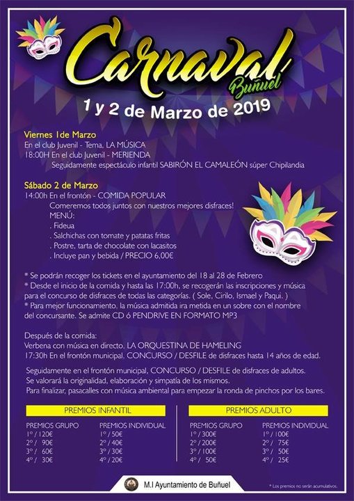 Carnaval 2019 Buñuel