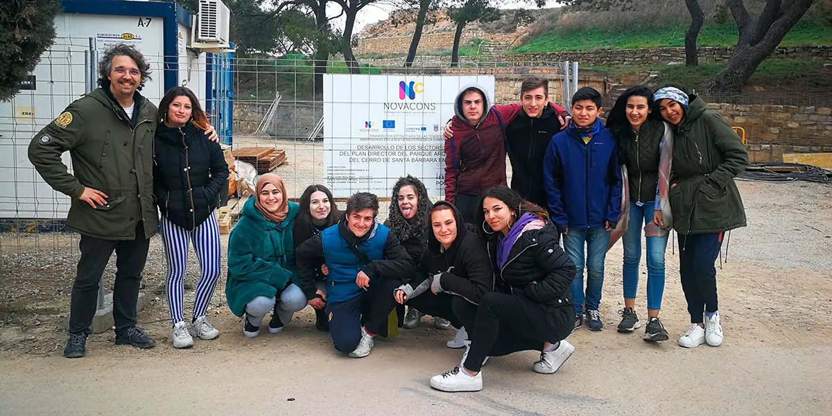 Visita a las obras del Cerro de Santa B&aacute;rbara