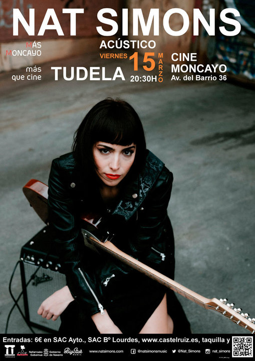 Concierto en Tudela ‘Más Moncayo’ Nat Simons en acústico