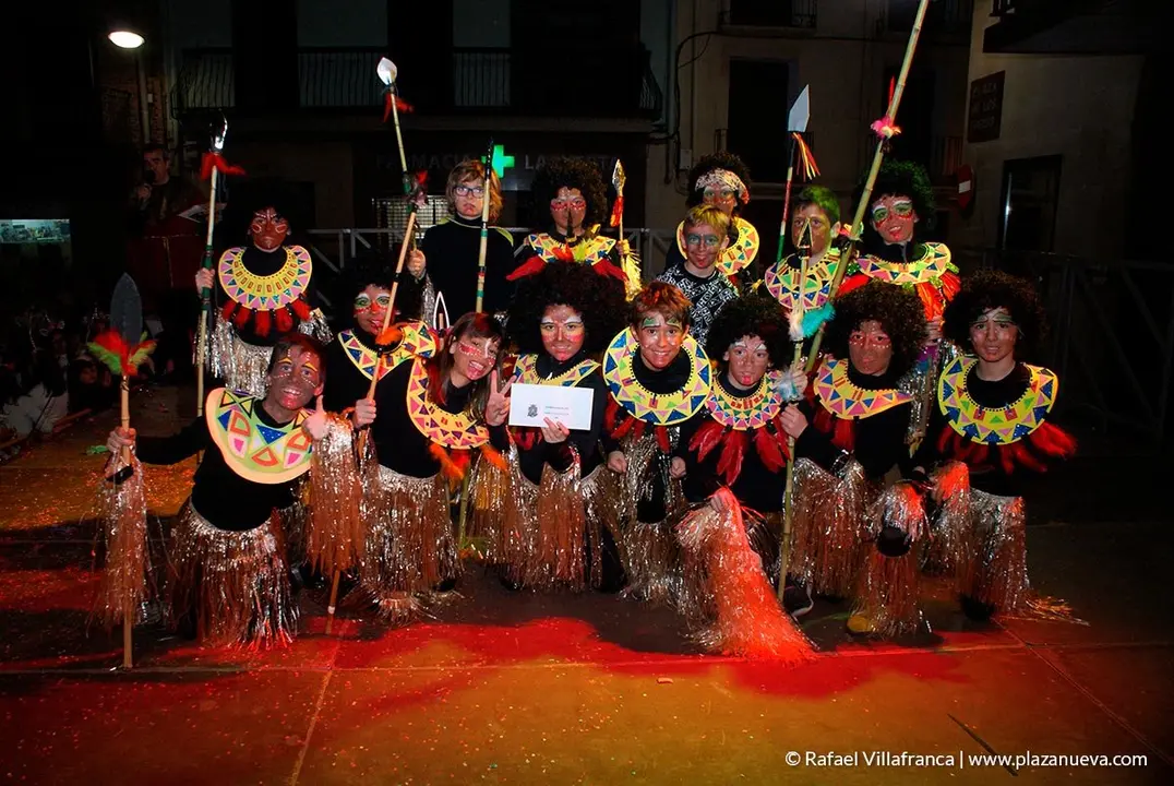 Carnaval Cascante'19 Disfraz m&aacute;s original 'Amawol&eacute; lingala'