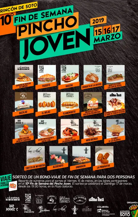 10&ordm; Fin de semana del Pincho Joven en Rinc&oacute;n de Soto