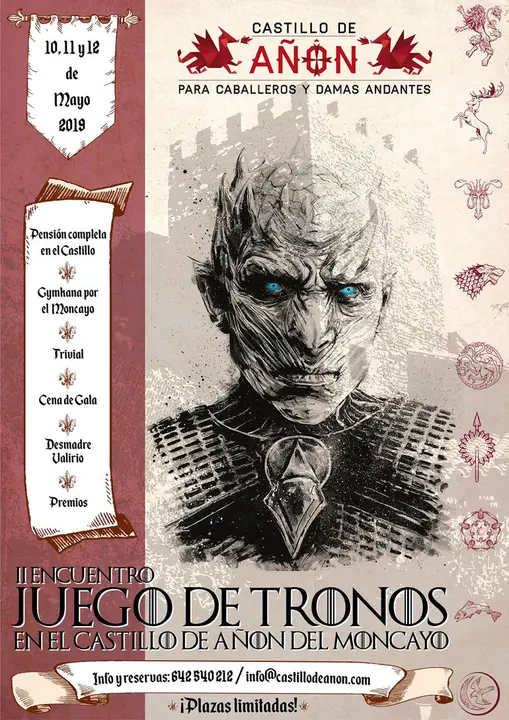 II Encuentro de Juego de Tronos en el Castillo de A&ntilde;&oacute;n de Moncayo