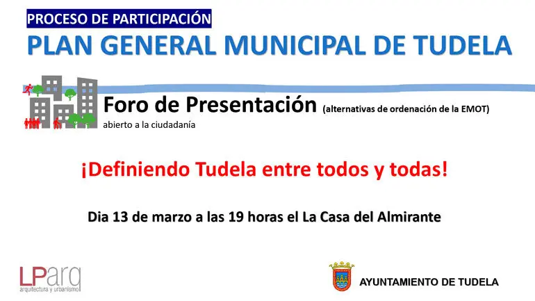 Proceso de Participaci&oacute;n Plan General Municipal de Tudela