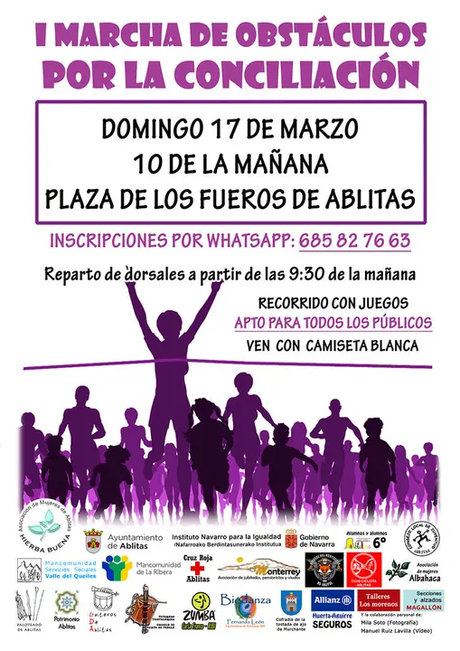 I Marcha de obst&aacute;culos por la conciliaci&oacute;n en Ablitas