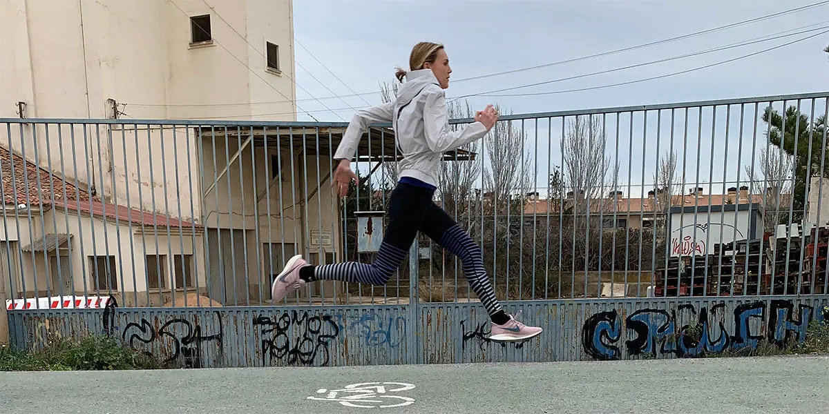 Leticia Acereda corriendo