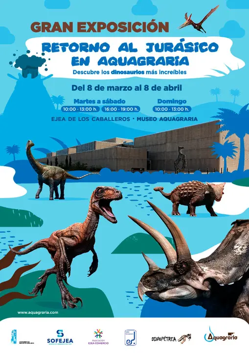 Exposici&oacute;n en Ejea de los Caballeros &lsquo;Retorno al jur&aacute;sico&rsquo;