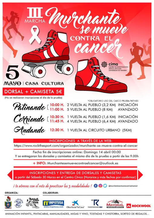 III Marcha solidaria 'Murchante se mueve contra el c&aacute;ncer'