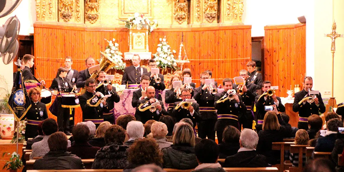 Concierto de la Banda de Cornetas y Tambores dando inicio a la Cuaresma en Murchante