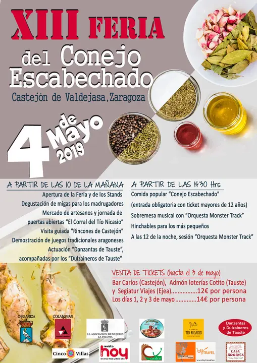XII Feria del conejo escabechado en Castej&oacute;n de Valdejasa