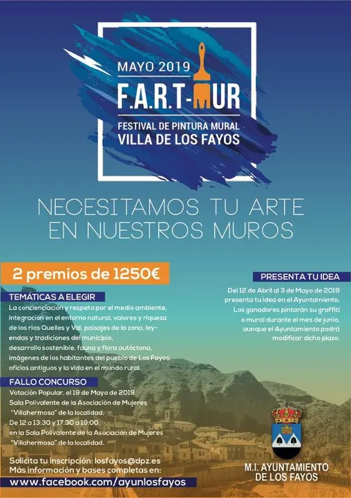 F.A.R.T-MUR 2019 Festival de Pintura Mural Villa de Los Fayos