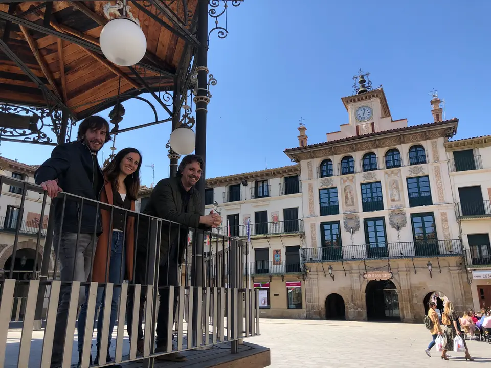 Mikel Bull, Ione Belarra y Daniel L&oacute;pez