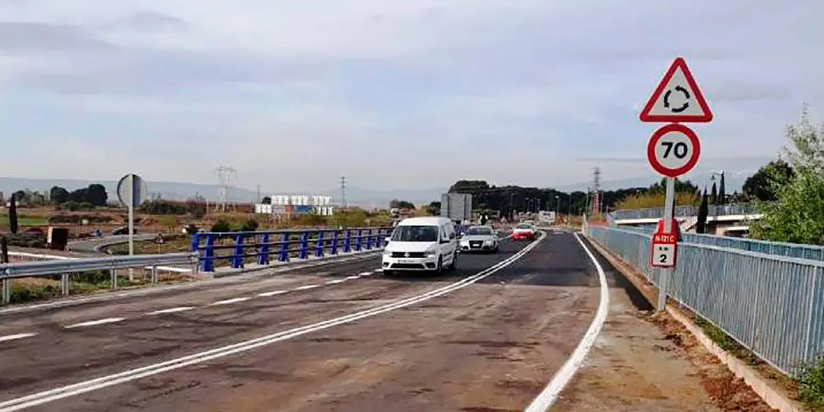 Reapertura del puente de la N121 C