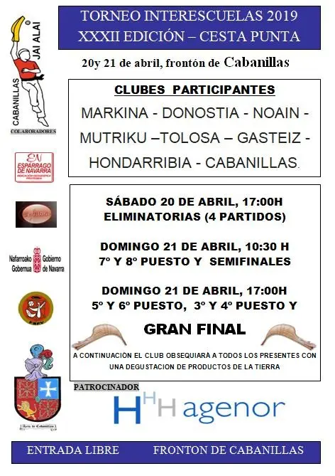 Cabanillas XXXII Torneo Interescuelas