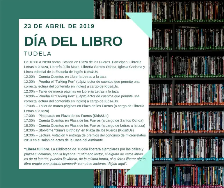D&iacute;a del Libro 2019 en Tudela