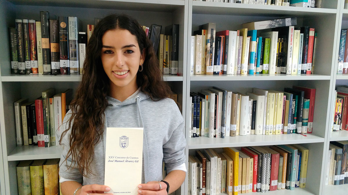 Naara García estudia 4º de la ESO en el Valle del Ebro
