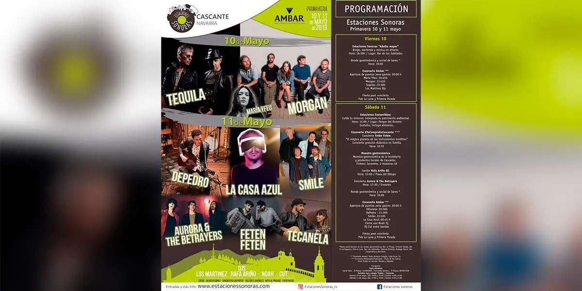 Cartel del Estaciones Sonoras de primavera