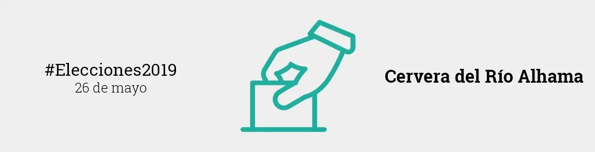 #Elecciones2019 Cervera del R&iacute;o Alhama