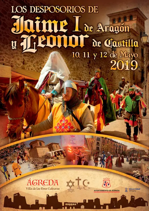 Los Desposorios de Jaime I de Arag&oacute;n y Leonor de Castilla 2019 en &Aacute;greda