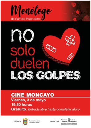 Mon&oacute;logo en Tudela &lsquo;No s&oacute;lo duelen los golpes&rsquo; de Pamela Palenciano