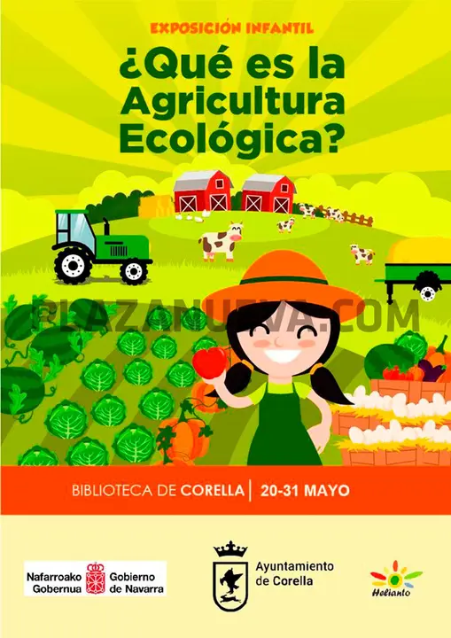 Exposici&oacute;n infantil en Corella &lsquo;Qu&eacute; es la agricultura ecol&oacute;gica 