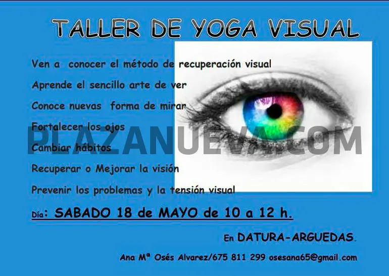 Taller en Arguedas de yoga visual